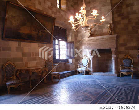 世界遺産「ロードス島の中世都市」の「騎士団長（グランドマスター）の宮殿内部」（ギリシャ） 1606574