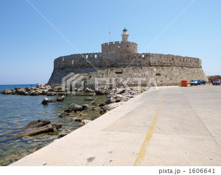 世界遺産「ロードス島の中世都市」の「セントニコラス要塞」（ギリシャ） 1606641