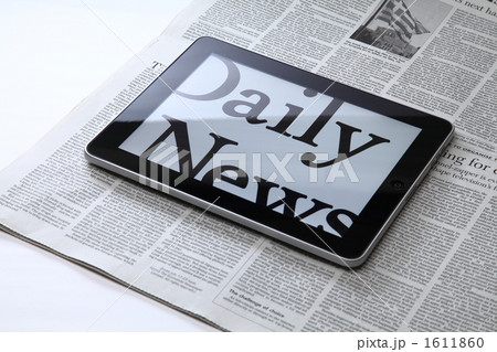 新聞とiPad 1611860