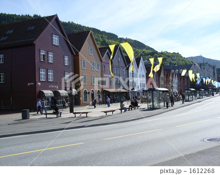 世界遺産となっている、ブリッゲン地区 1612268