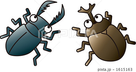 鍬形虫と甲虫 1615163