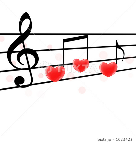 音楽とハート 1623423
