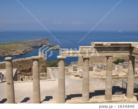 「ロドス島」の「リンドスのアクロポリス」(ギリシャ) 「ロドス島」の「リンドスのアクロポリス」(ギリシャ) 1634840