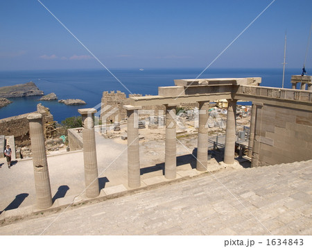 「ロドス島」の「リンドスのアクロポリス」（ギリシャ） 1634843