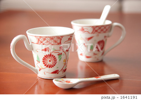 バッチャン焼きのコーヒーカップ＆スプーン 1641191