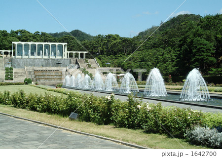 離宮公園の噴水とレストハウス 離宮公園の噴水とレストハウス 1642700