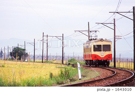 電車時代の栗原電鉄M152（昭和60年）の写真素材 [1643010] - PIXTA