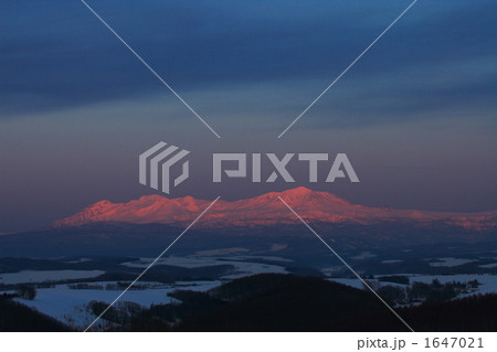 夕日に染まる大雪山 夕日に染まる大雪山 1647021