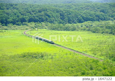 釧路湿原を行くノロッコ号 1647122