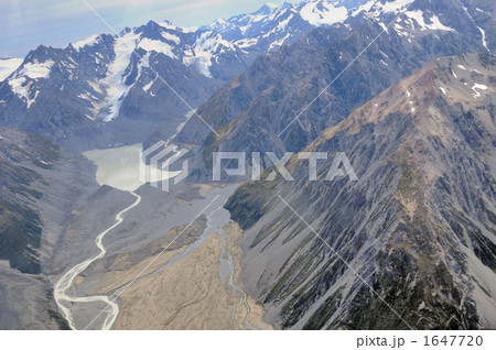 ニュージーランド・サザンアルプス空撮 ニュージーランド・サザンアルプス空撮 1647720