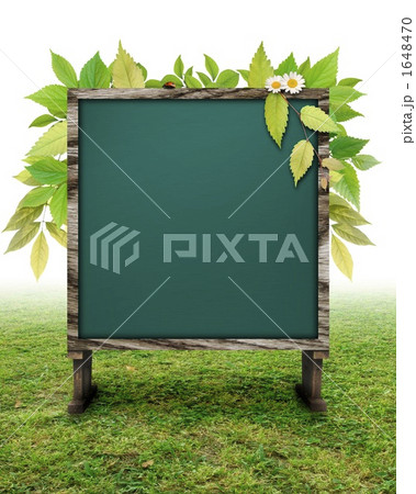 フレーム 枠 黒板のイラスト素材