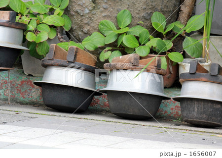 陳列された釜 1656007