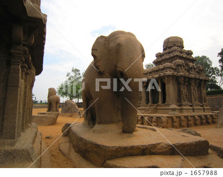 ママハーバリプラムの建造物群　南インド 1657988