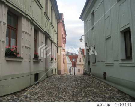 中世の赴き残るチョコ、ターボルの街 1663144