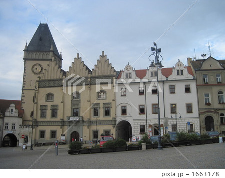 中世の赴きを残す街チェコ、ターボル 1663178