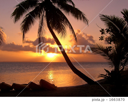 フィジーでの夕日 1663870