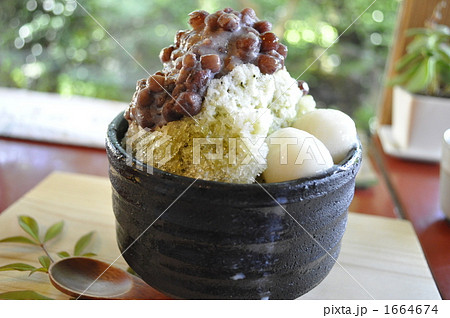 夏にはやっぱり抹茶ぜんざい 夏にはやっぱり抹茶ぜんざい 1664674
