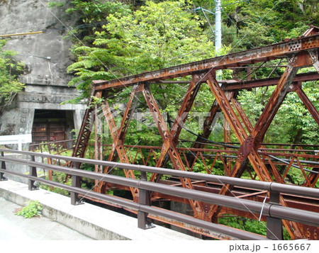 足尾銅山 トロッコ路線跡 足尾銅山 トロッコ路線跡 1665667