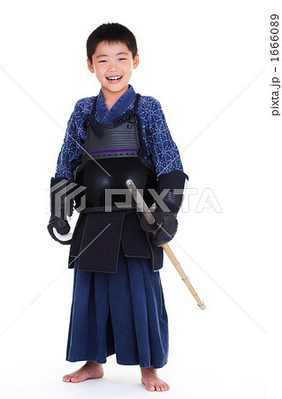 剣道着の男の子2の写真素材