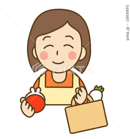 買い物をする主婦 買い物をする主婦 1669995