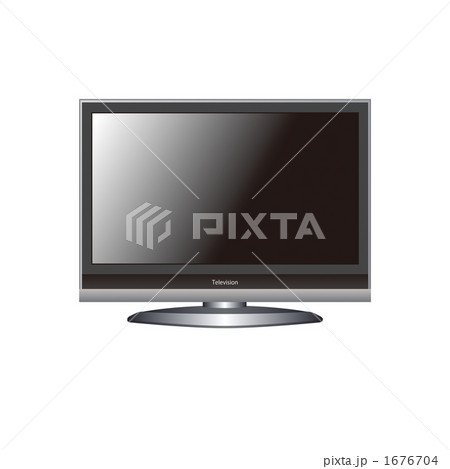 液晶テレビのイラスト 1676704