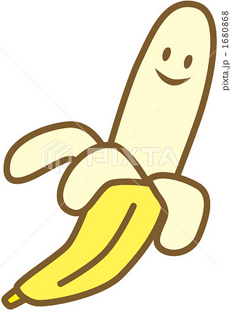 バナナのイラスト素材 1680868 Pixta