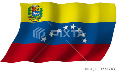 ベネズエラの国旗のイラスト素材