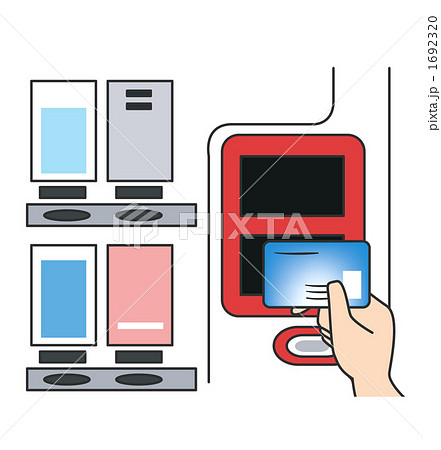 自動販売機とタスポ 1692320