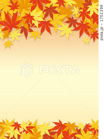 秋の背景素材 紅葉のイラスト素材