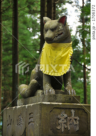 パワースポット三峯神社の神犬像 パワースポット三峯神社の神犬像 1706372