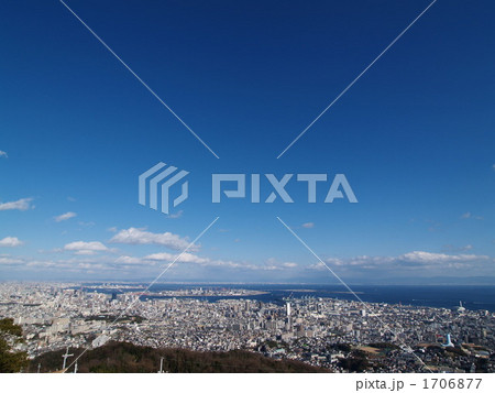 高取山から神戸市を望む 高取山から神戸市を望む 1706877