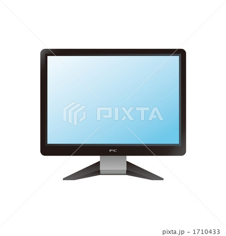 液晶モニターのイラスト 1710433