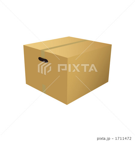 ダンボール箱のイラストのイラスト素材 ダンボール箱のイラストのイラスト素材
