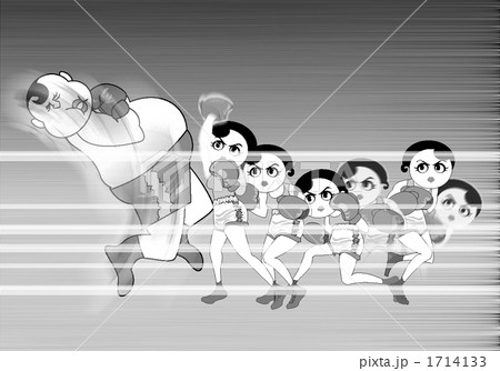 man VS girl boxing 1714133
