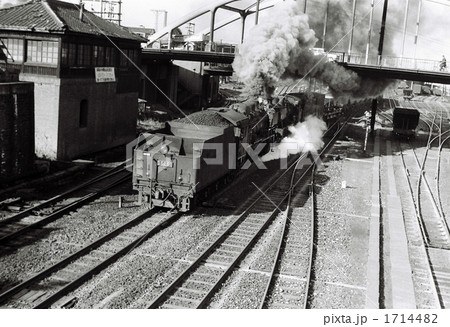 逆重連の蒸気機関車　SL　D6067 1714482