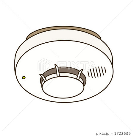 火災報知器のイラスト素材