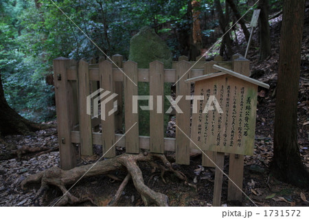 鞍馬寺の源義経公背比石 1731572