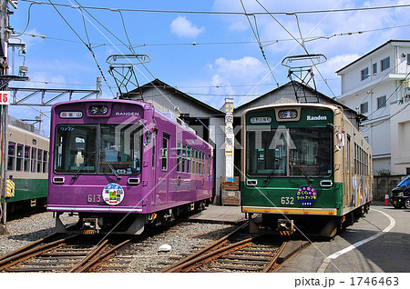 京都 嵐電 西院車庫 京都 嵐電 西院車庫 1746463