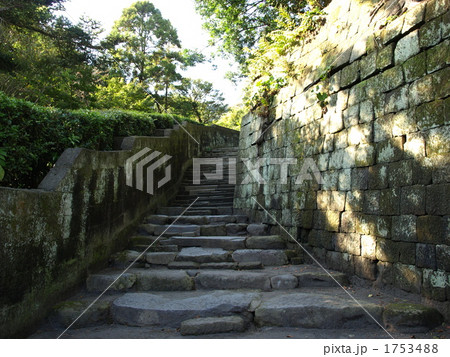 鹿児島・仙巌園の石段 1753488