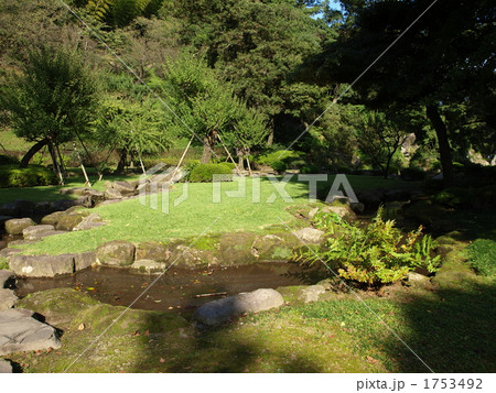 鹿児島・仙巌園の曲水の庭 1753492