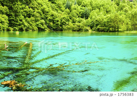 世界遺産九寨溝の五花海 1756383