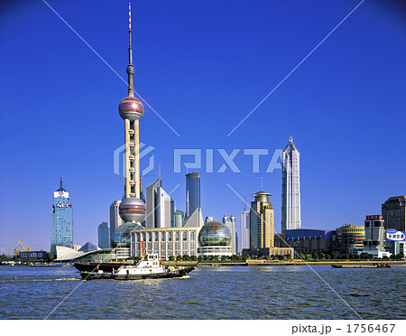 上海バンド地区より浦東地区 上海バンド地区より浦東地区 1756467