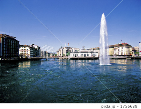 レマン湖のプチ噴水 1756639
