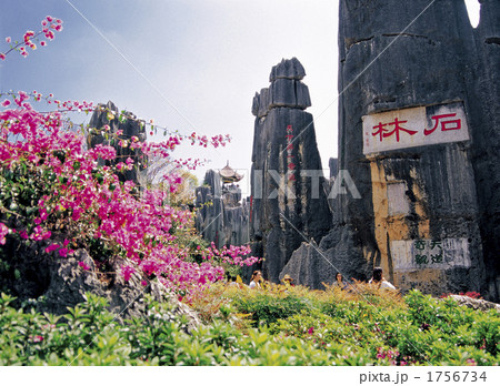 昆明郊外の石林 1756734