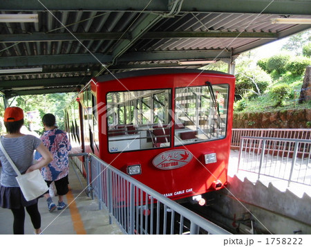 筑波山頂駅から下りケーブルカーで下山 筑波山頂駅から下りケーブルカーで下山 1758222