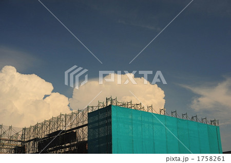 マンション建築工事現場 1758261
