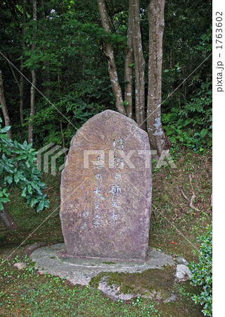 平泉散歩・中尊寺　西行歌碑 1763602