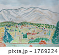 信州高山村山田牧場水彩画 信州高山村山田牧場水彩画 1769224