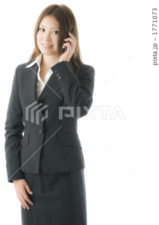 スマートフォント女性社員 1771073
