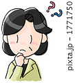 考える年配の女性 1771750